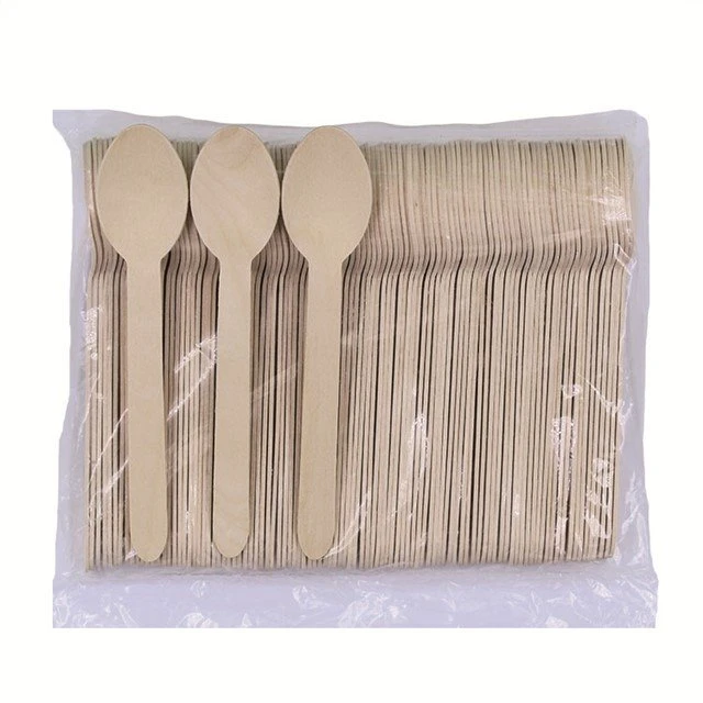 100 PCS Llwy Pren Untro